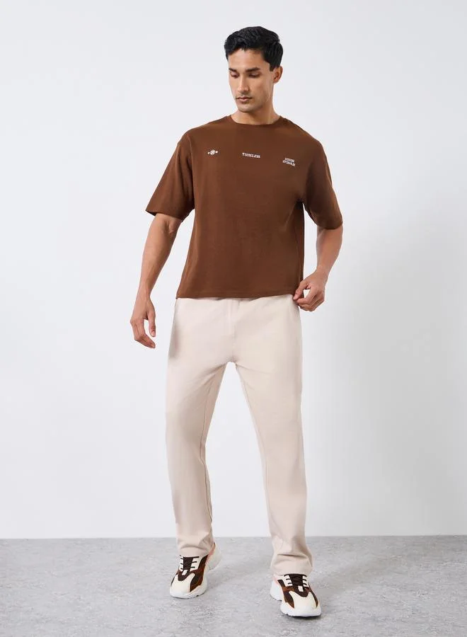 ستايلي بنطال جوغر سادة بقصة مستقيمة